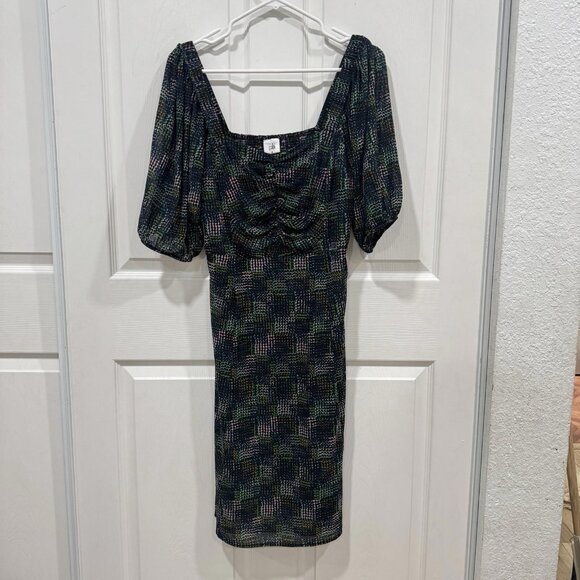 Womens Cabi Elaine Dress‎ #4214 Black Pattern Medium M MSRP $130 Spring Summer - Picture 3 of 13